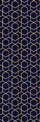Modern roller blind con estampado de cubo 3D