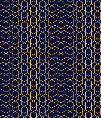 Modern roller blind con estampado de cubo 3D