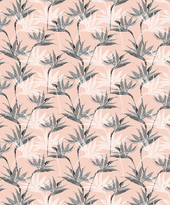 Modern roller blind con diseño de flores grises