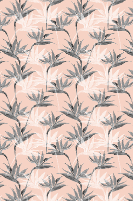 Modern roller blind con diseño de flores grises