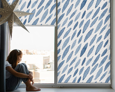 Estor enrollable para ventana con diseño de granos pintados