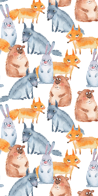 Modern roller blind con diseño de animales