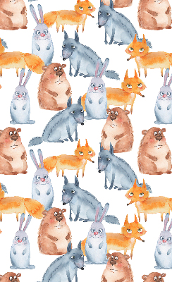 Modern roller blind con diseño de animales