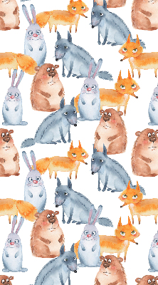 Modern roller blind con diseño de animales