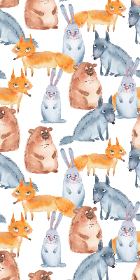 Modern roller blind con diseño de animales