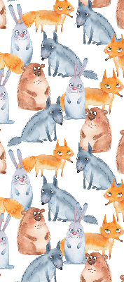 Modern roller blind con diseño de animales