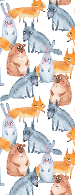 Modern roller blind con diseño de animales
