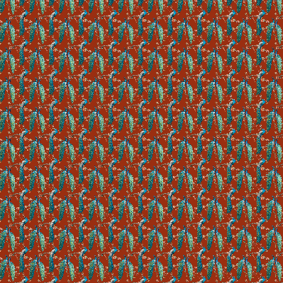 Estor enrollable con estampado de pavos reales entre ramas