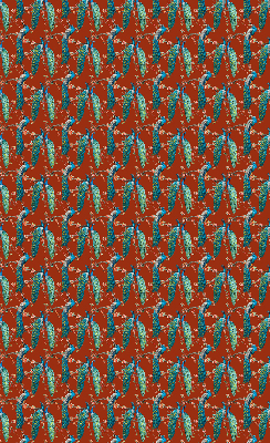 Estor enrollable con estampado de pavos reales entre ramas