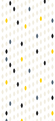 Modern roller blind con diseño de granos de colores