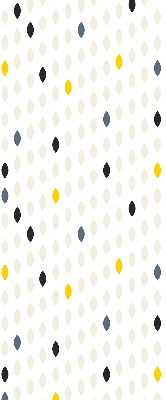 Modern roller blind con diseño de granos de colores