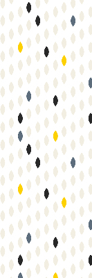 Modern roller blind con diseño de granos de colores