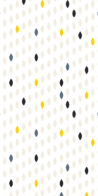 Modern roller blind con diseño de granos de colores