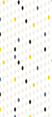 Modern roller blind con diseño de granos de colores