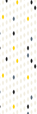 Modern roller blind con diseño de granos de colores