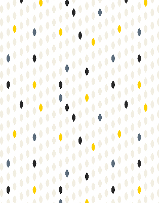 Modern roller blind con diseño de granos de colores