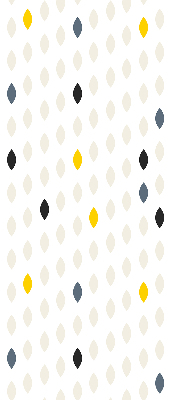 Modern roller blind con diseño de granos de colores