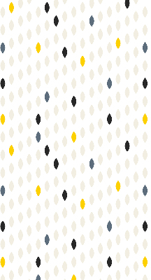 Modern roller blind con diseño de granos de colores