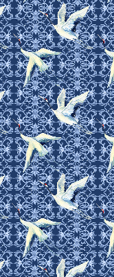 Modern roller blind con motivo de garzas