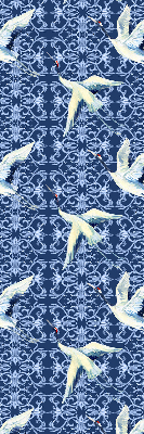 Modern roller blind con motivo de garzas