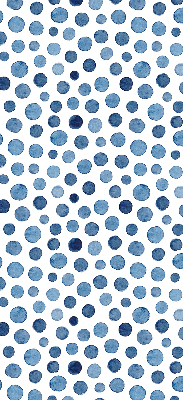 Modern roller blind con diseño de puntos azules