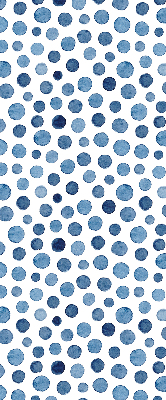Modern roller blind con diseño de puntos azules