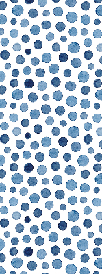 Modern roller blind con diseño de puntos azules