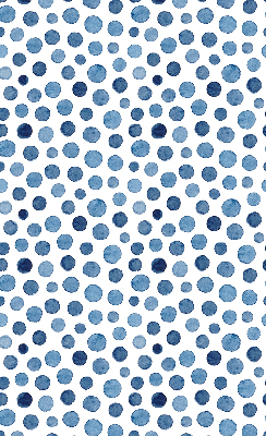 Modern roller blind con diseño de puntos azules
