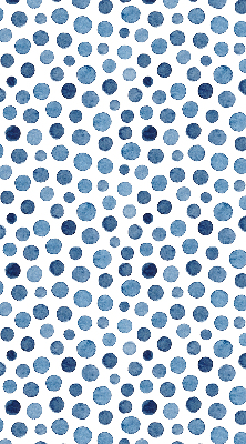 Modern roller blind con diseño de puntos azules
