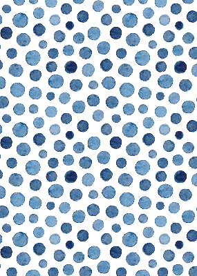 Modern roller blind con diseño de puntos azules