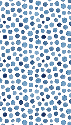Modern roller blind con diseño de puntos azules
