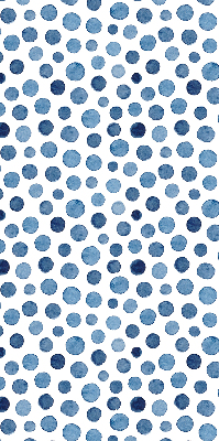Modern roller blind con diseño de puntos azules