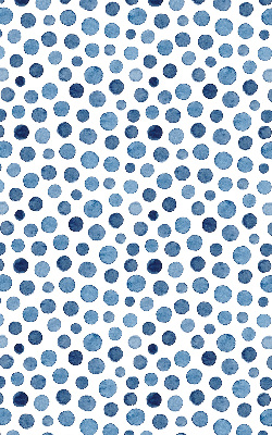 Modern roller blind con diseño de puntos azules
