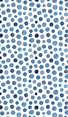 Modern roller blind con diseño de puntos azules