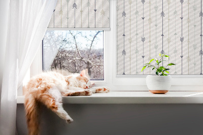 Estor enrollable para ventana con mecanismo de disparo