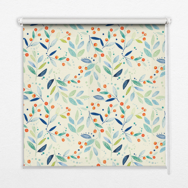 Modern roller blind en color fresno de montaña