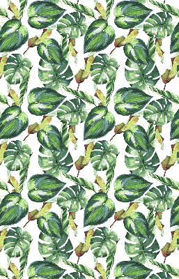 Estor enrollable con diseño de plantas tropicales