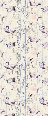 Modern roller blind con diseño de garzas