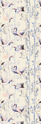 Modern roller blind con diseño de garzas