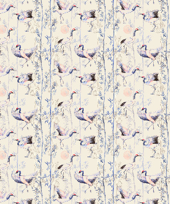Modern roller blind con diseño de garzas