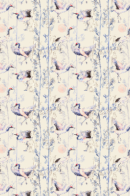 Modern roller blind con diseño de garzas