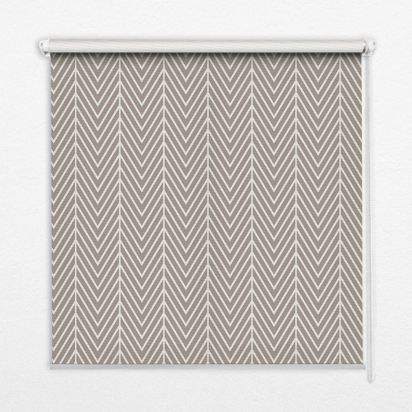 Modern roller blind con tejido en color abeto