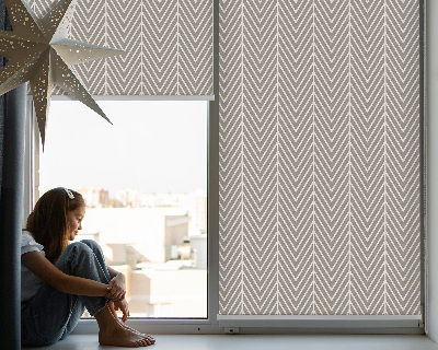 Modern roller blind con tejido en color abeto