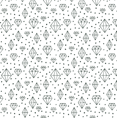 Modern roller blind con diseño de diamantes