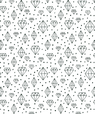 Modern roller blind con diseño de diamantes