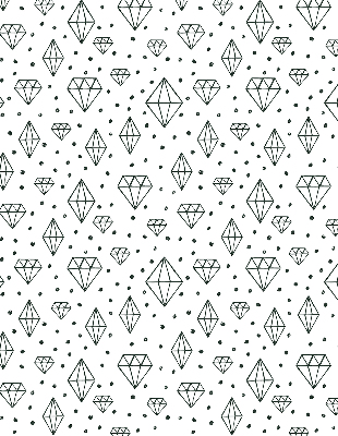 Modern roller blind con diseño de diamantes