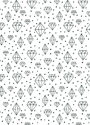 Modern roller blind con diseño de diamantes
