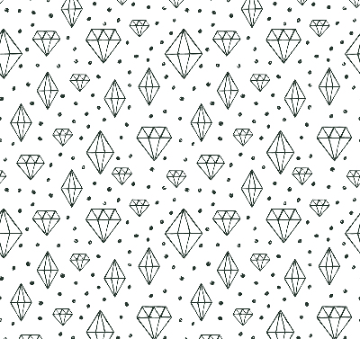 Modern roller blind con diseño de diamantes
