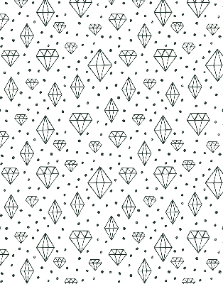 Modern roller blind con diseño de diamantes