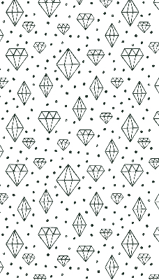 Modern roller blind con diseño de diamantes